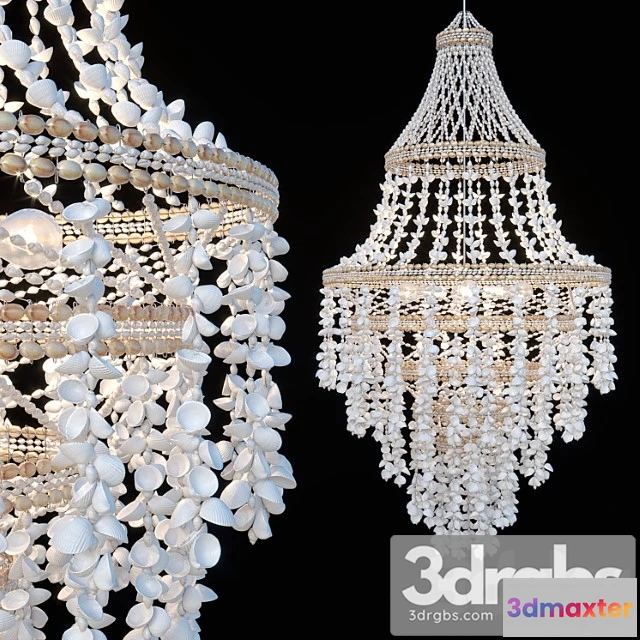 991560 - Shell Chandelier D800