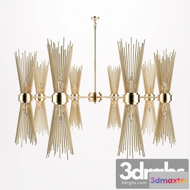 991612 - Skyla brass chandelier