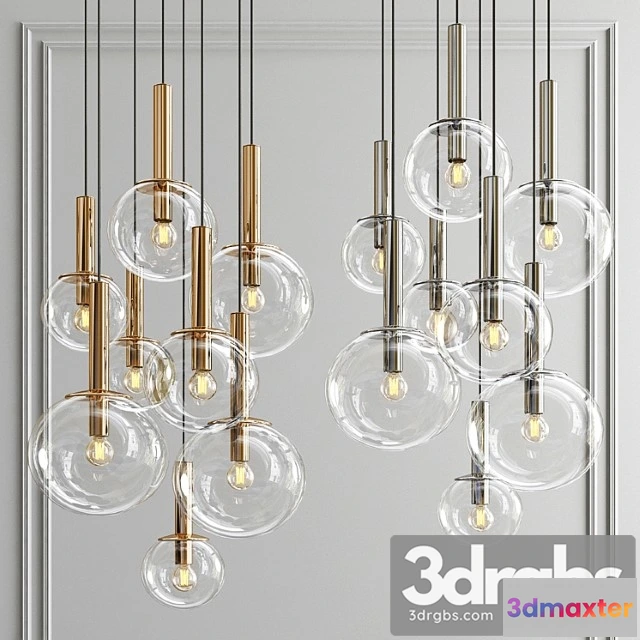 991662 - Sonneman Bubbles 8 Light Multi Pendant