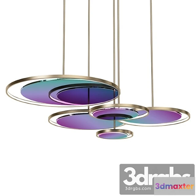 991810 - Suspebded Luminaires In Disc Shape