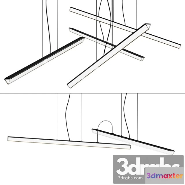 991854 - Suspension Lamp Halo Lineal 2