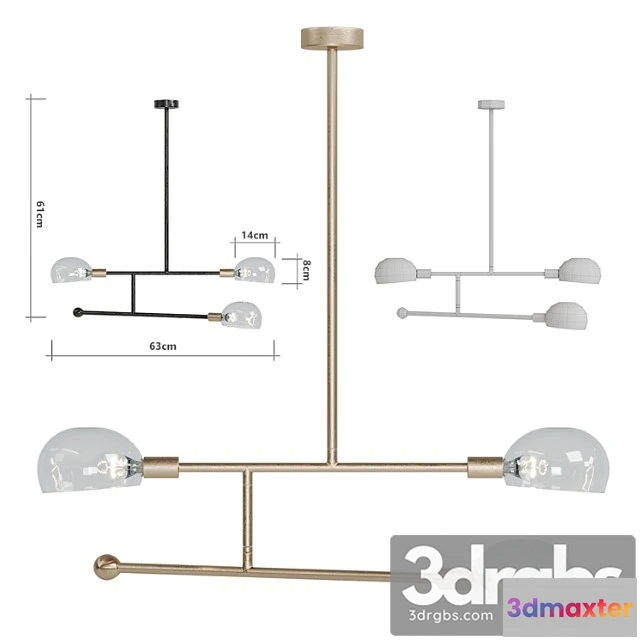 991986 - Tangle chandelier pendant