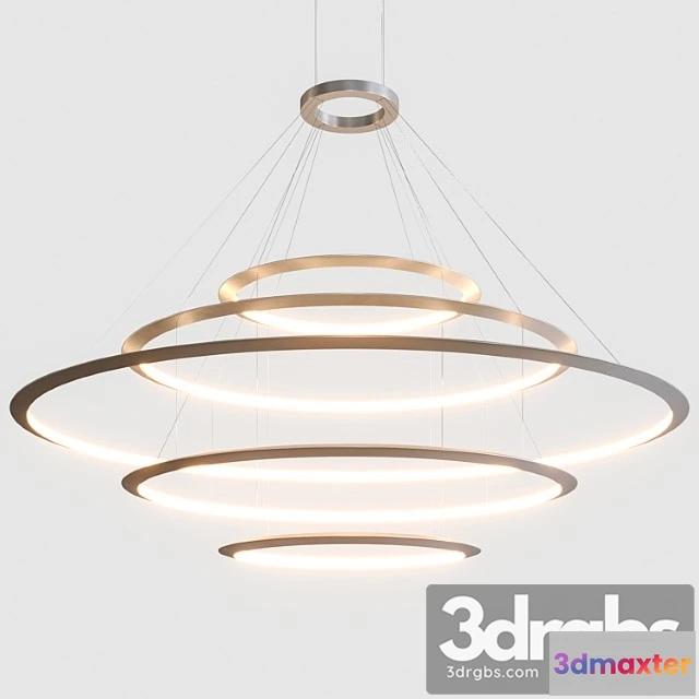 992006 - Technical lighting Grok by leds c4 circular suspended lamp comp. 5