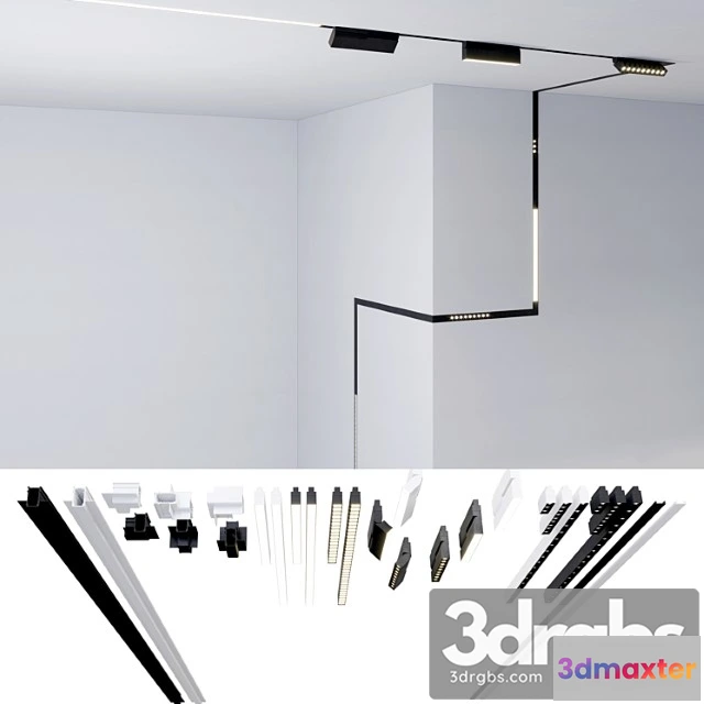 992008 - Technical lighting Infinity integrated track system (set1)