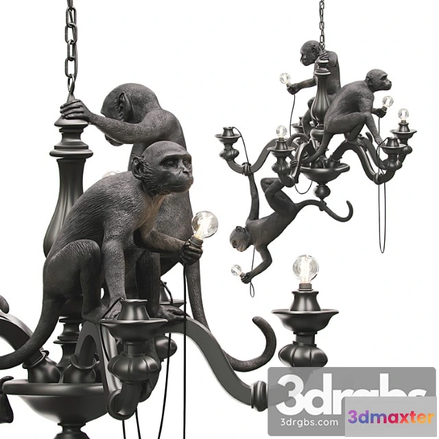 992084 - The monkey chandelier