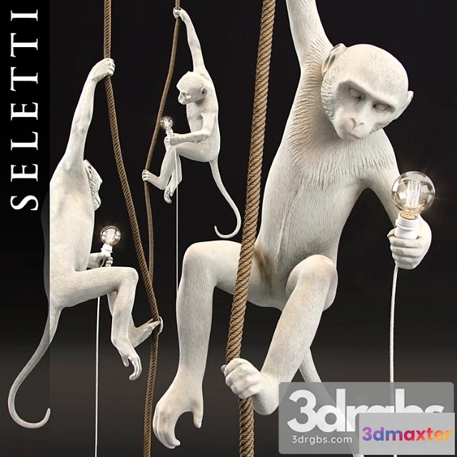992086 - The Monkey Lamp Ceiling Version by Seletti