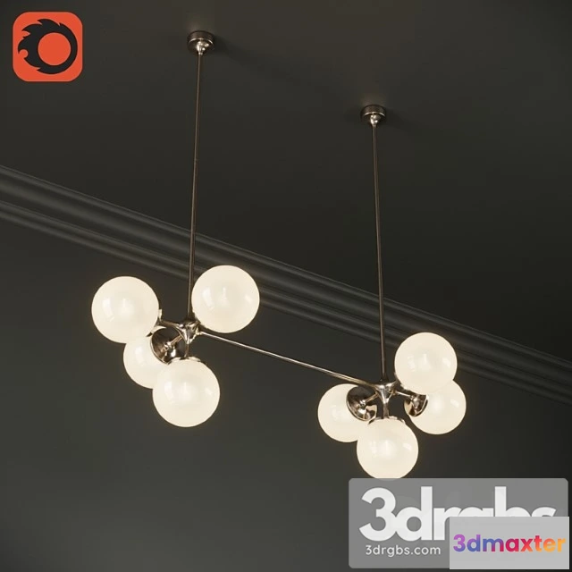 992180 - Tribcea Loft Chandelier Cluster Duo