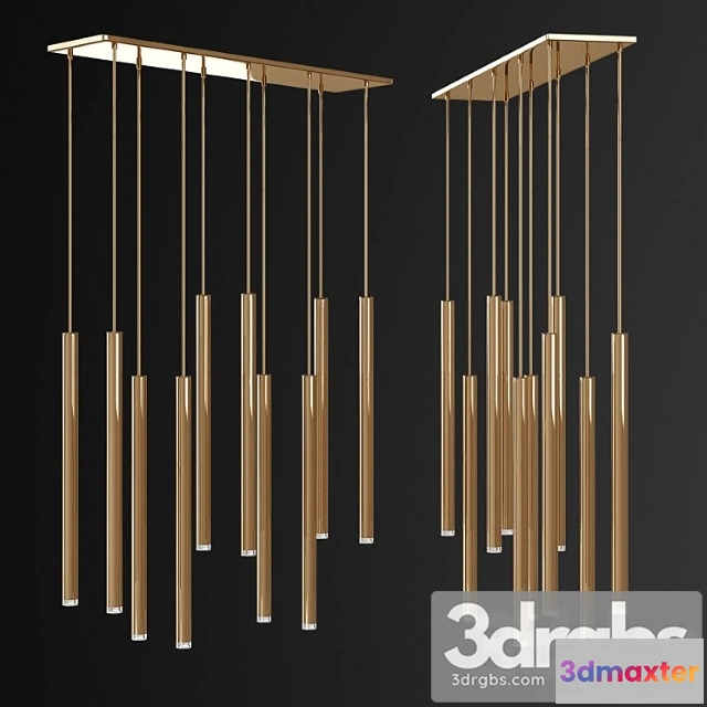 992210 - Trumpet Rectangle Gold