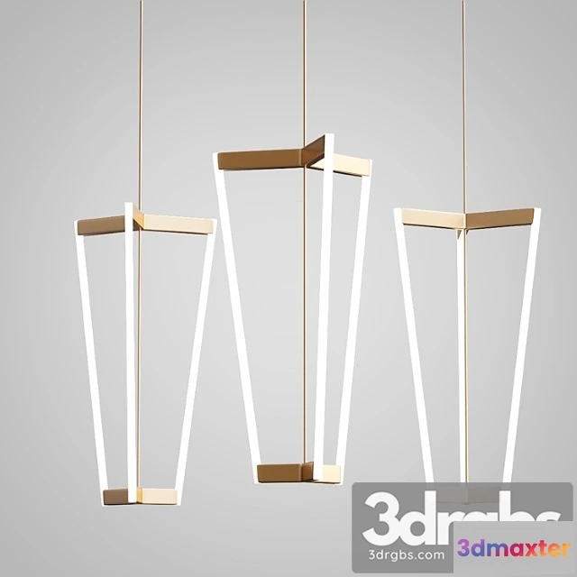 992218 - Tube chandelier by michael anastassiades
