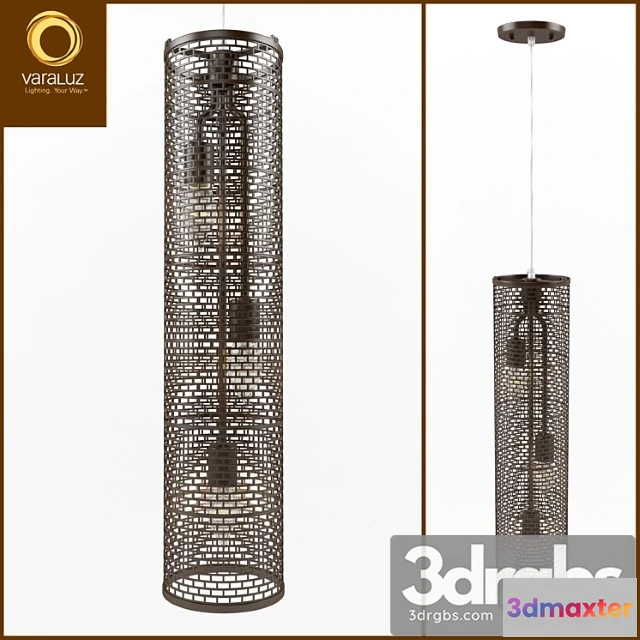 992284 - Varaluz Lit Mesh Test 3 Light Foyer Pendant