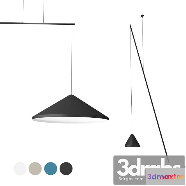 992378 - Vibia north (floorl & suspended light)