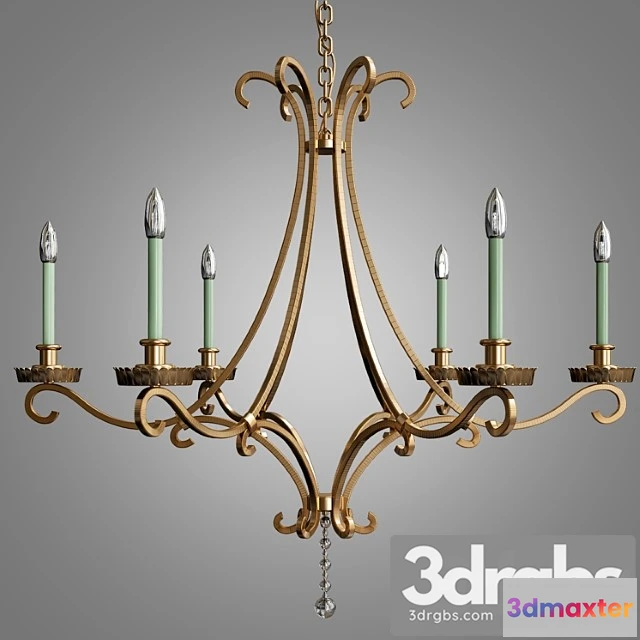 992480 - Visual comfort oslo 6-light chandelier