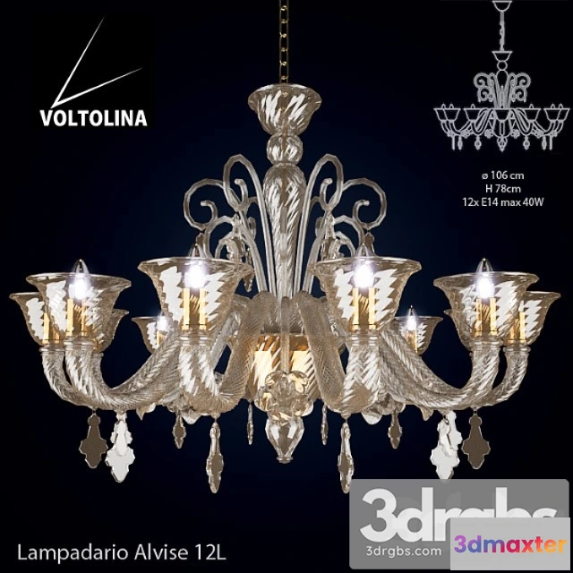 992526 - Voltolina Lampadario Alvise 12l