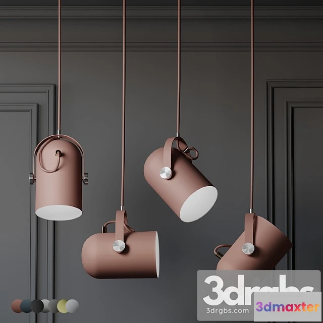 992546 - Warmly - modern nordic angled drop lights - 7 colors