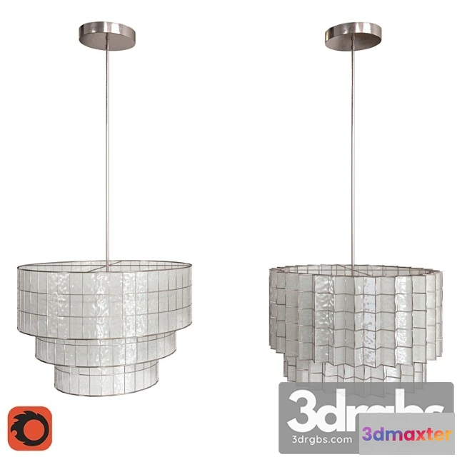 992574 - West elm capiz chandelier set