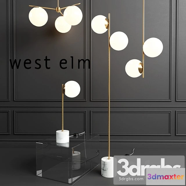 992588 - West Elm Sphere Lamp