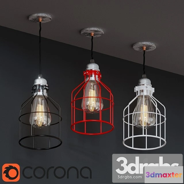 992638 - Wireframe Lamp 3