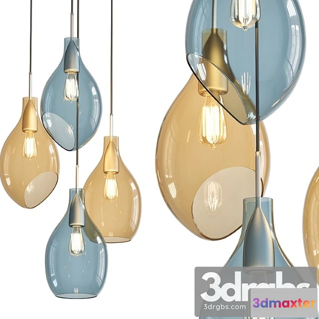 992676 - Ybfq led elegante pentant