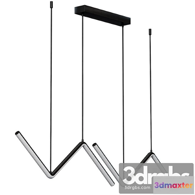 992714 - Zenqdesigns Wave Shaped Pendant Light