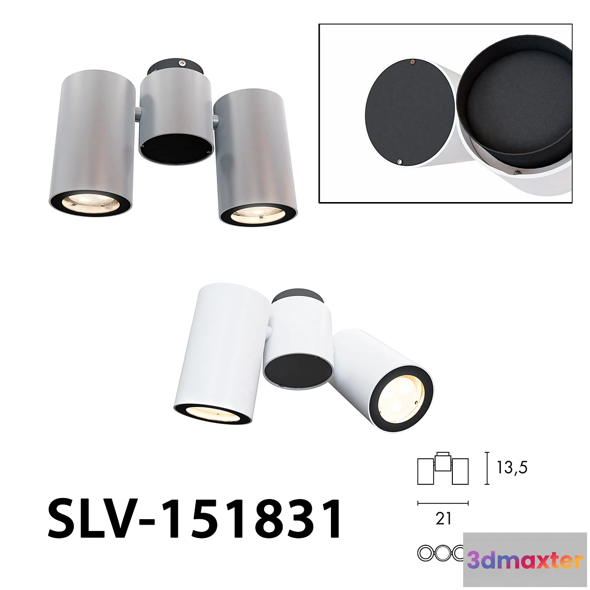 1287410 - Lamp SLV-151831 ENOLA_B SPOT 2 3D Max