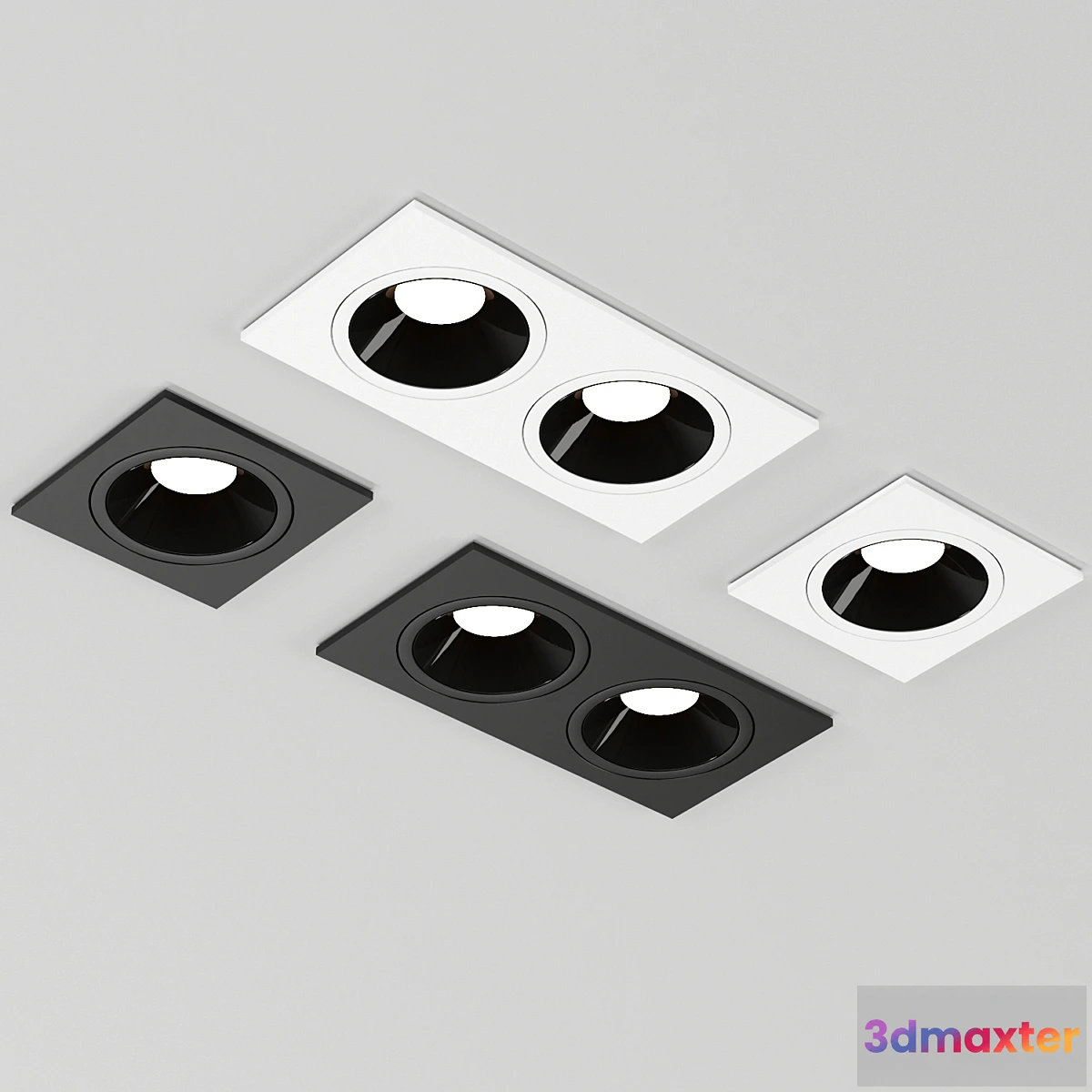 1297001 - LED ceiling light Spot 001 Aliexpress 3D Max