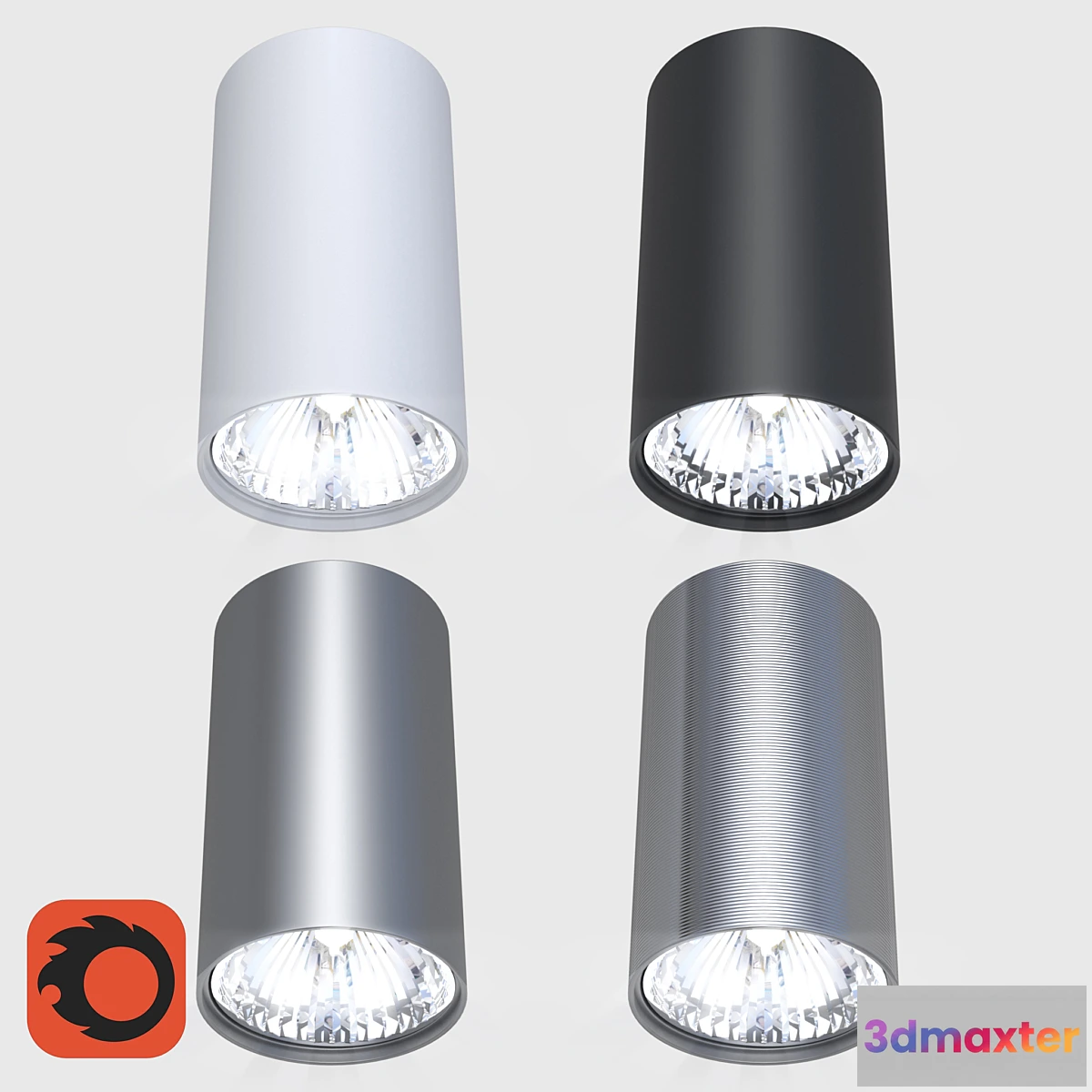 1346037 - Surface mounted spotlight Elektrostandard 1081 3D Max