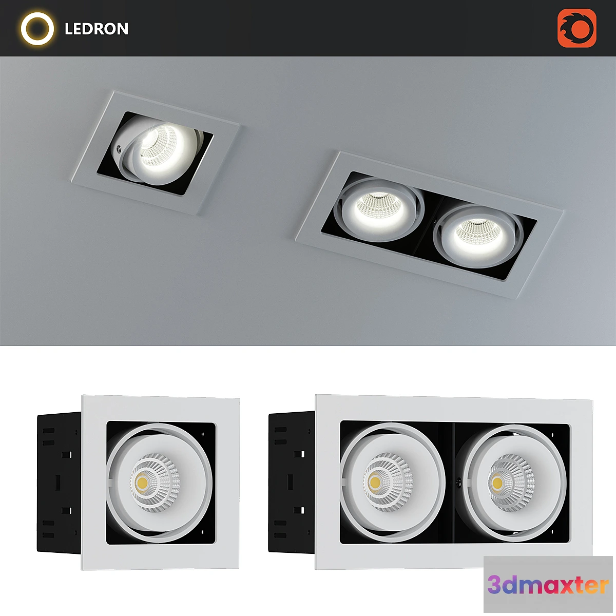 1409708 - Ledron ON 201 &ON 202 3D Max