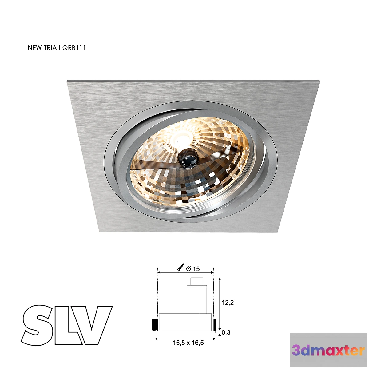 1412968 - SLV 111371 NEW TRIA I QRB111 3D Max