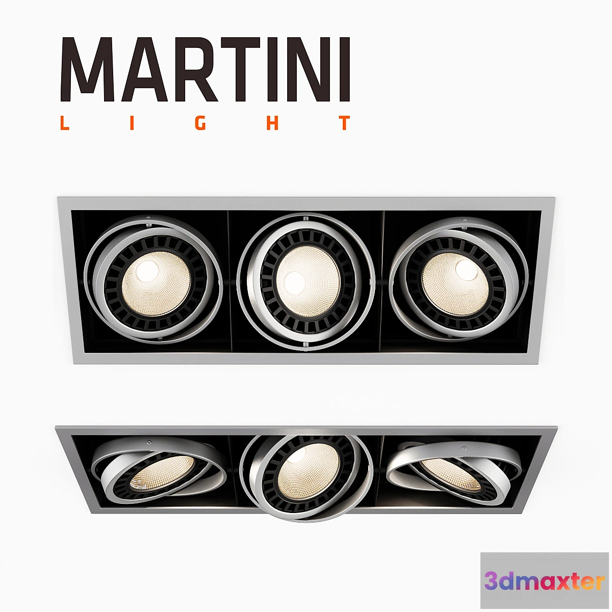 1416724 - Martini Wipp Rectangular 3x 3D Max