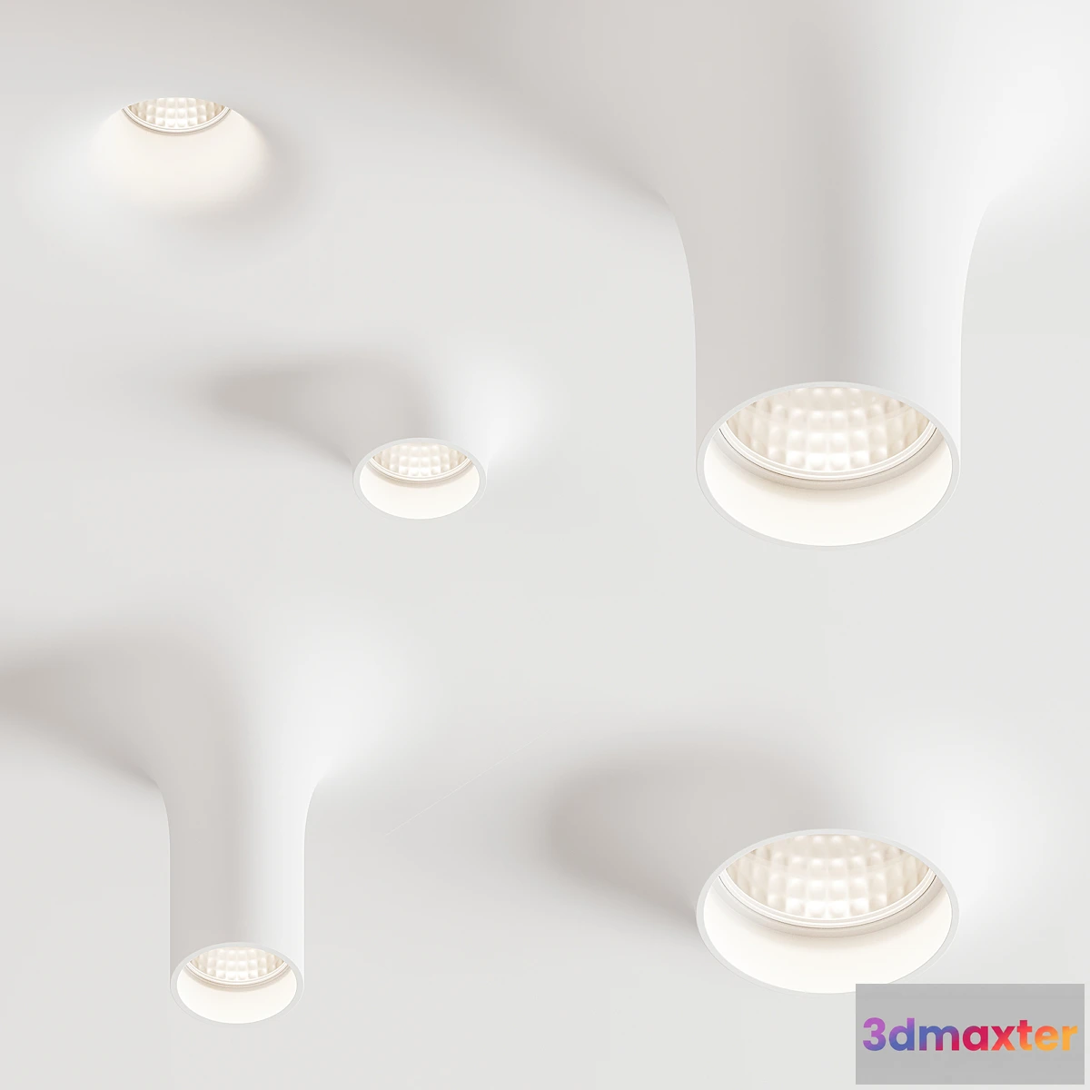 1427038 - Plaster lamps 9010 Novantadieci 3D Max