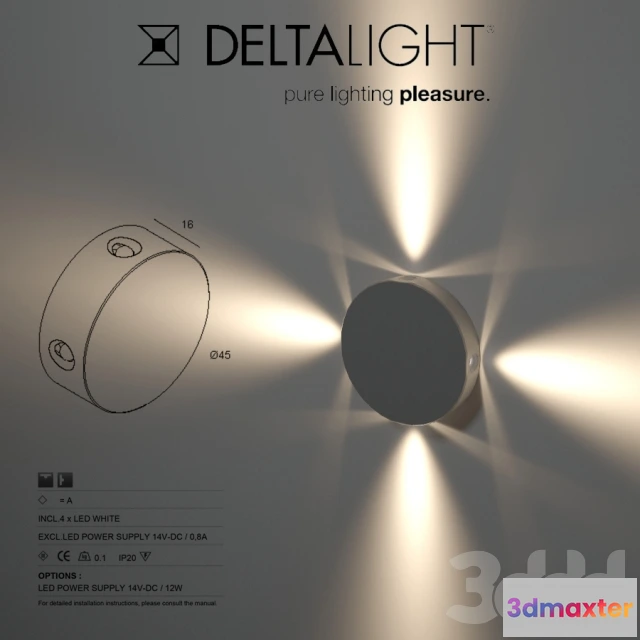 1541741 - Delta light PUK 4 WW 301 00 05 3D Max