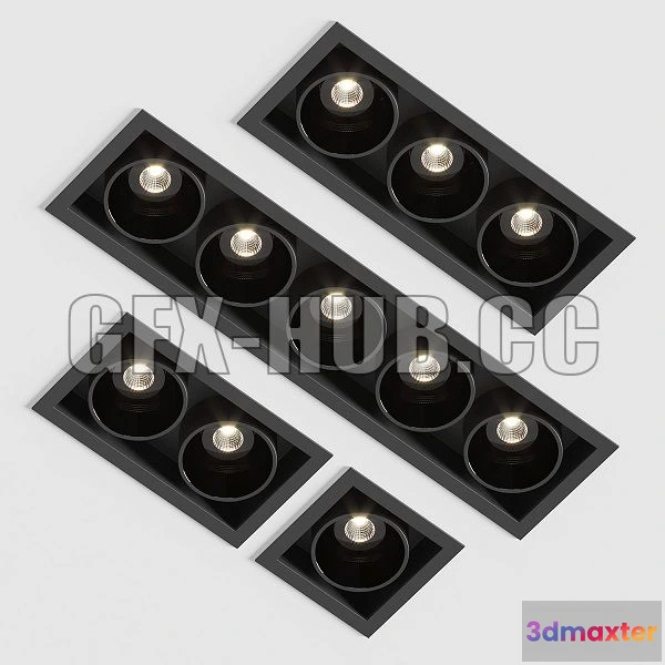 1563454 - Arkos Spot Light Set 02 3D Max