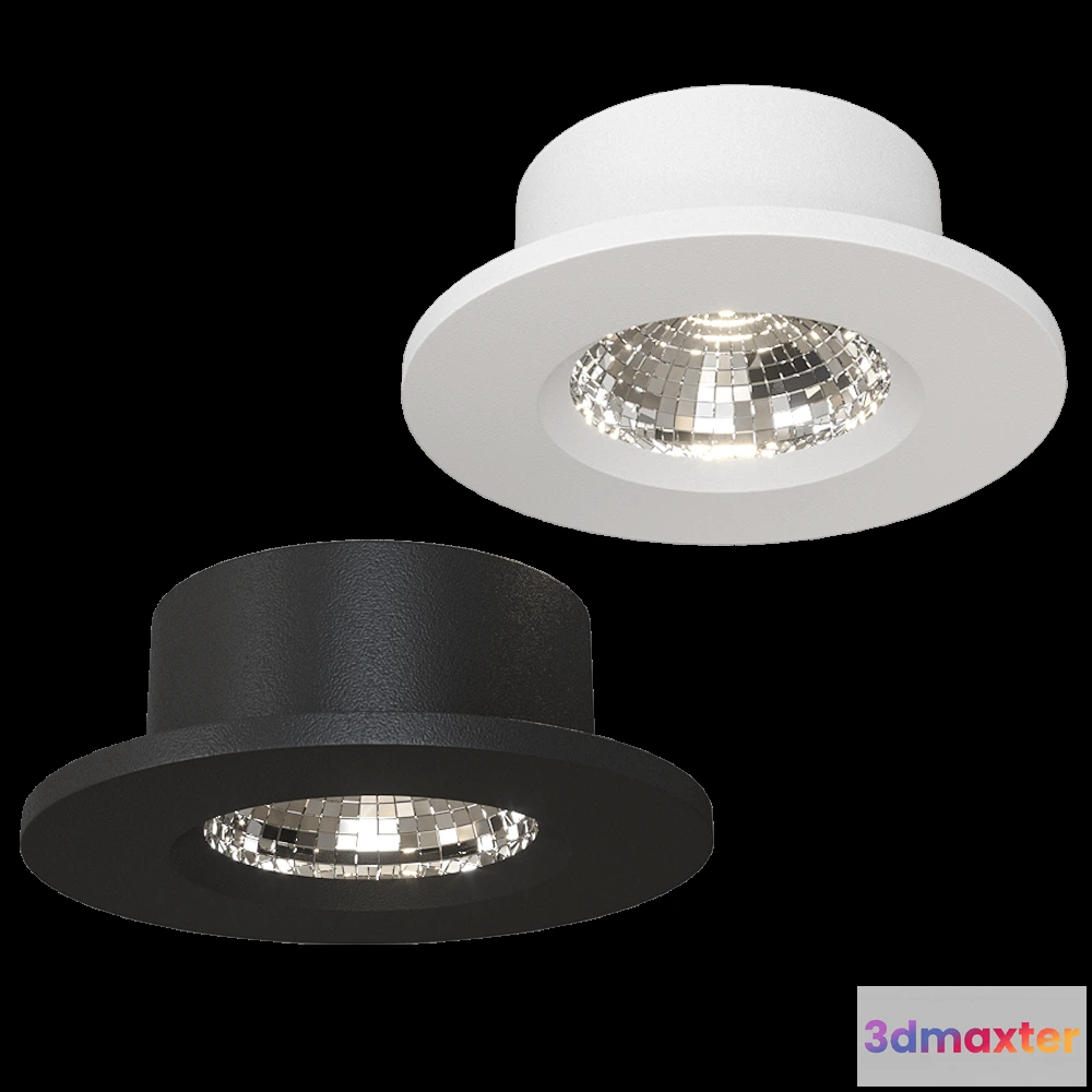 1657406 - ANCARD - Recessed lamp MR16 GU10 3D Max