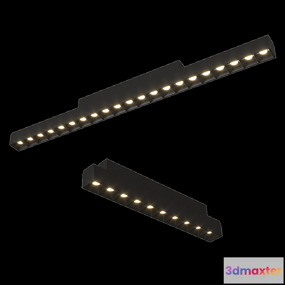 1657426 - ANCARD - Magnetic system luminaire LINE DOT 3D Max