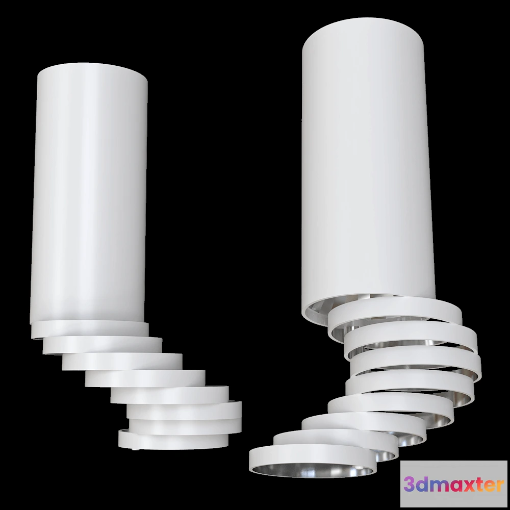 1657532 - Candellux Lighting - Spot light white rings 2282725 3D Max