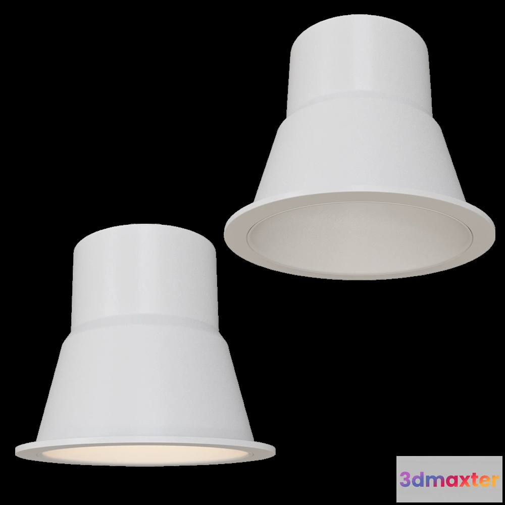 1657812 - DENKIRS - Recessed spotlight DK4500-WH 3D Max