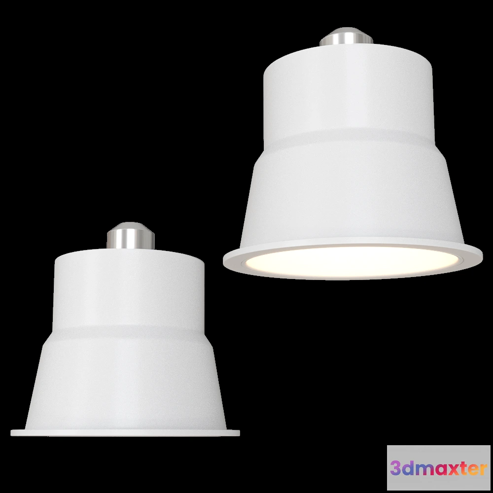1657814 - DENKIRS - Recessed spotlight DK4400-WH 3D Max