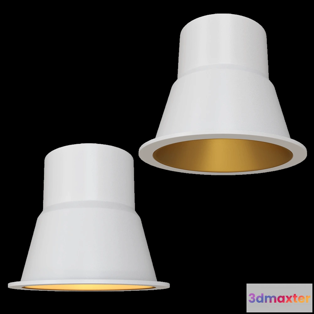 1657816 - DENKIRS - Recessed spotlight DK4500-WG 3D Max