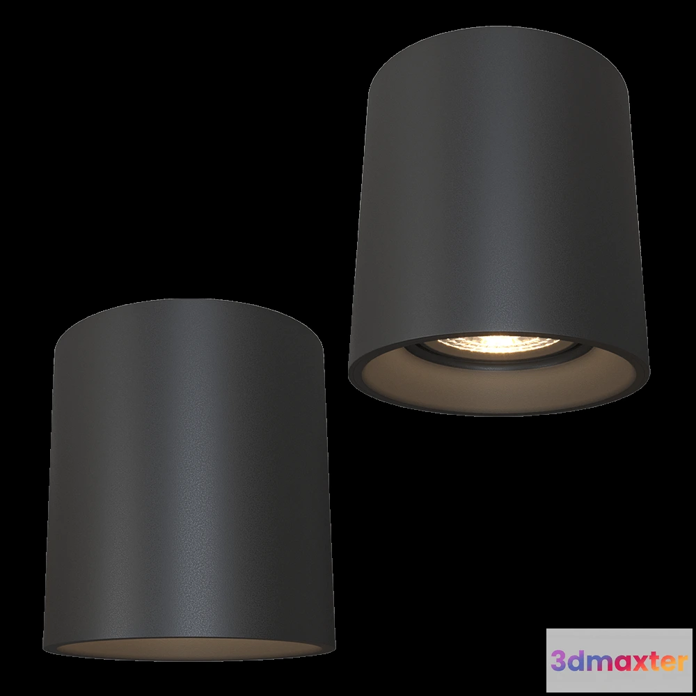 1657844 - DENKIRS - Spot overhead lamp DK3040-BK 3D Max