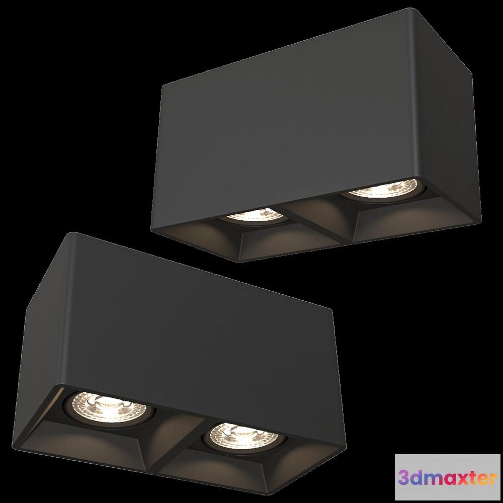 1657848 - DENKIRS - Spot overhead lamp DK3035-BK 3D Max