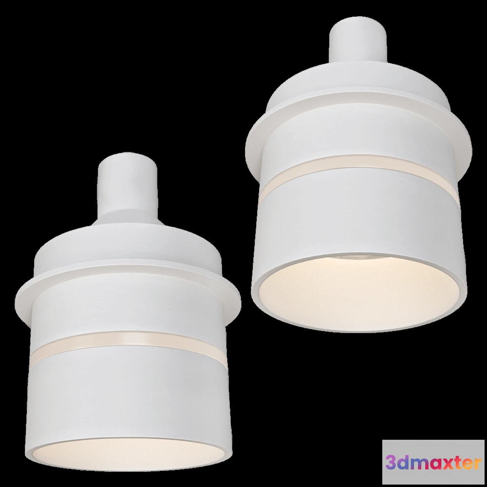 1657872 - DENKIRS - Waterproof luminaire DK2404-WH 3D Max