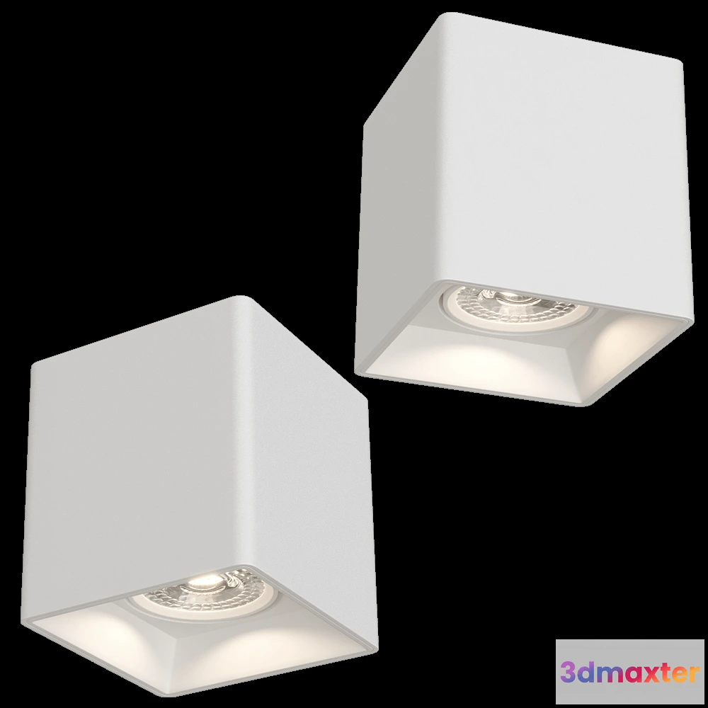 1657896 - DENKIRS - Spot overhead lamp DK3030-WH 3D Max