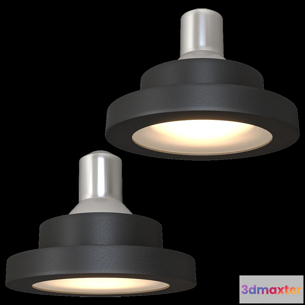 1657906 - DENKIRS - Waterproof luminaire DK3012-BK 3D Max