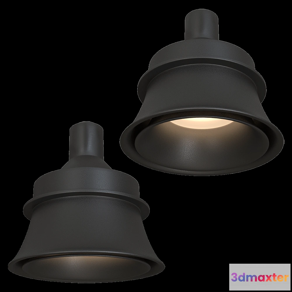 1657918 - DENKIRS - Waterproof luminaire DK2403-BK 3D Max