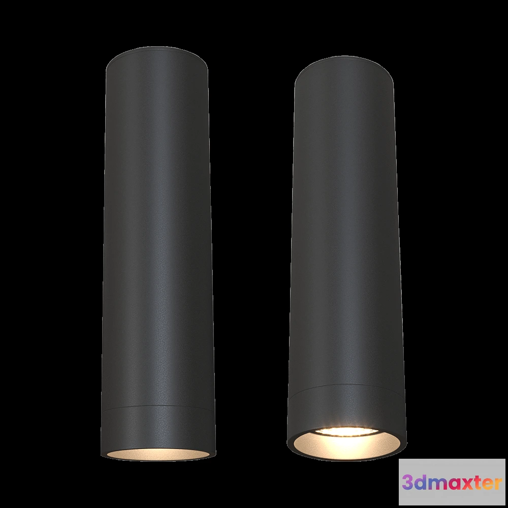 1657922 - DENKIRS - Spot overhead lamp DK2052-BK 3D Max