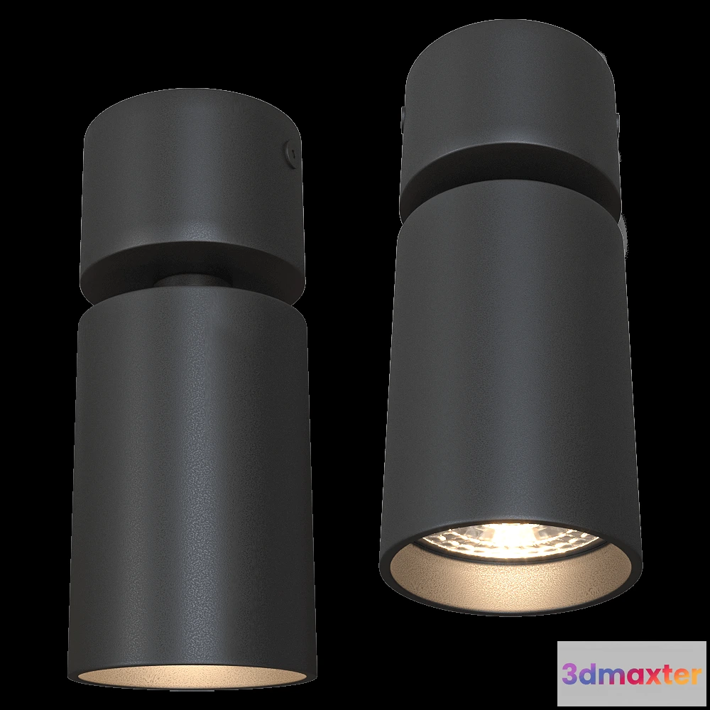 1657938 - DENKIRS - Spot overhead lamp DK2029-BK 3D Max