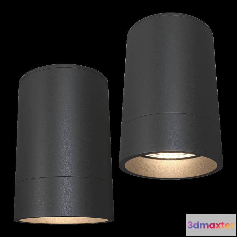 1657954 - DENKIRS - Spot overhead lamp DK2050-BK 3D Max