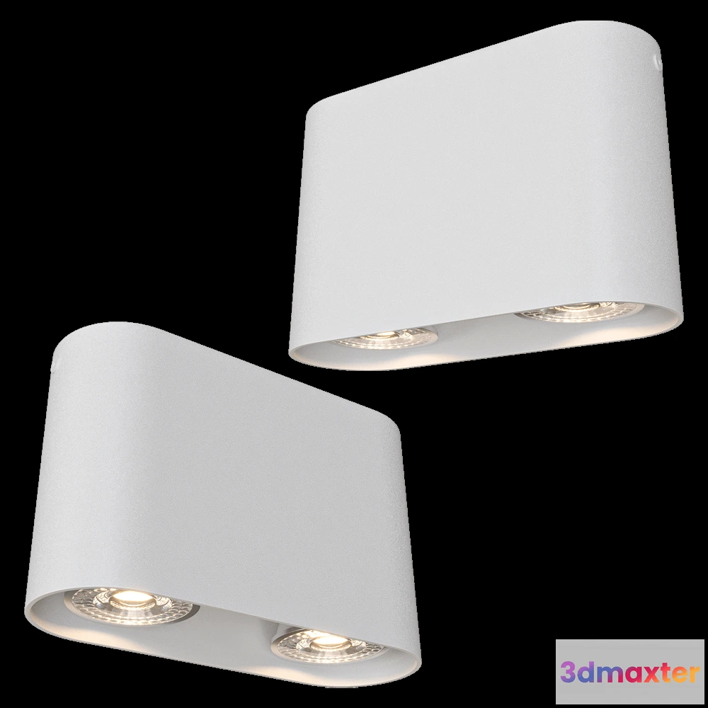 1657960 - DENKIRS - Spot overhead lamp DK2006-WH 3D Max