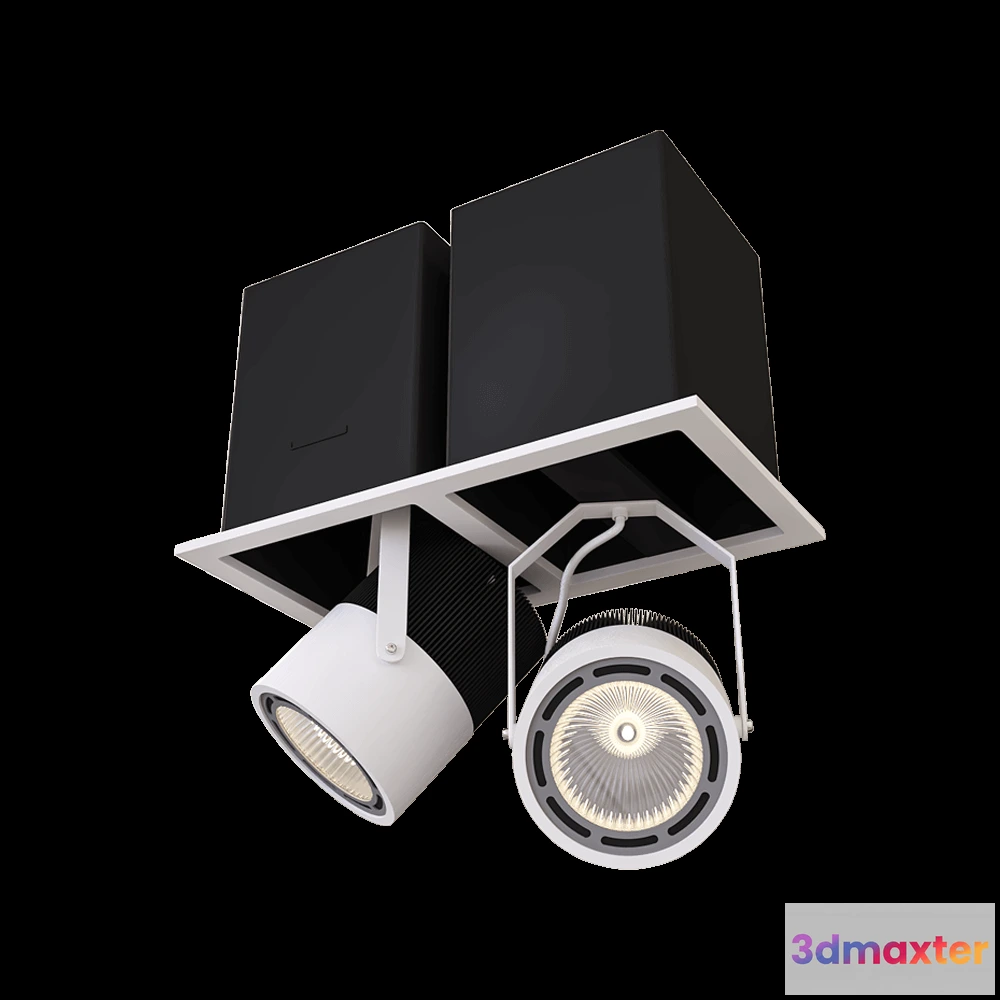 1657992 - Donolux - Recessed LED luminaire DL1860102WW-SQ 3D Max