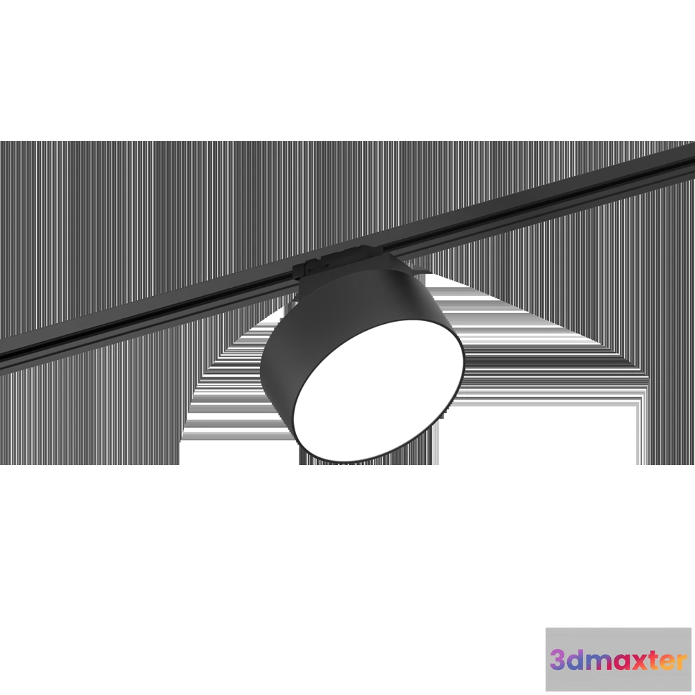 1658266 - Ledmonster - Spot lamp Round track S 3D Max